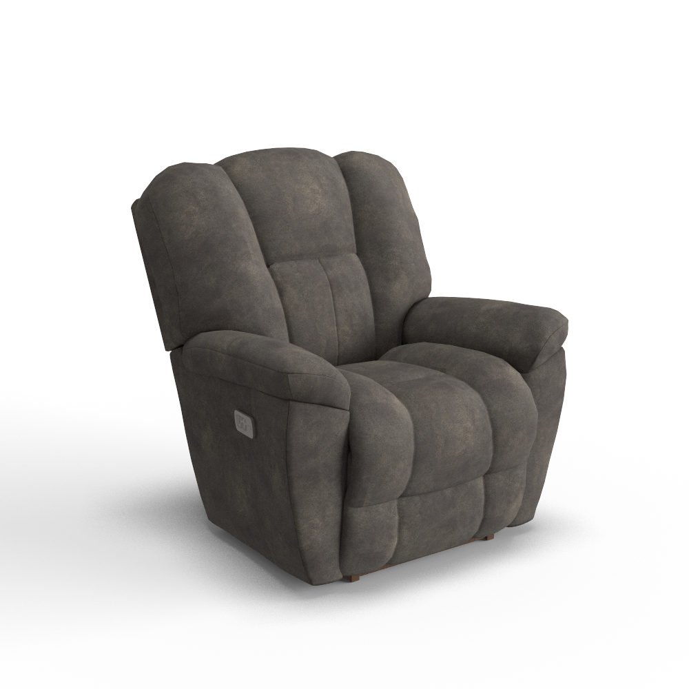 Maverick Power Rocking Recliner w/ Headrest & Lumbar, In Stock